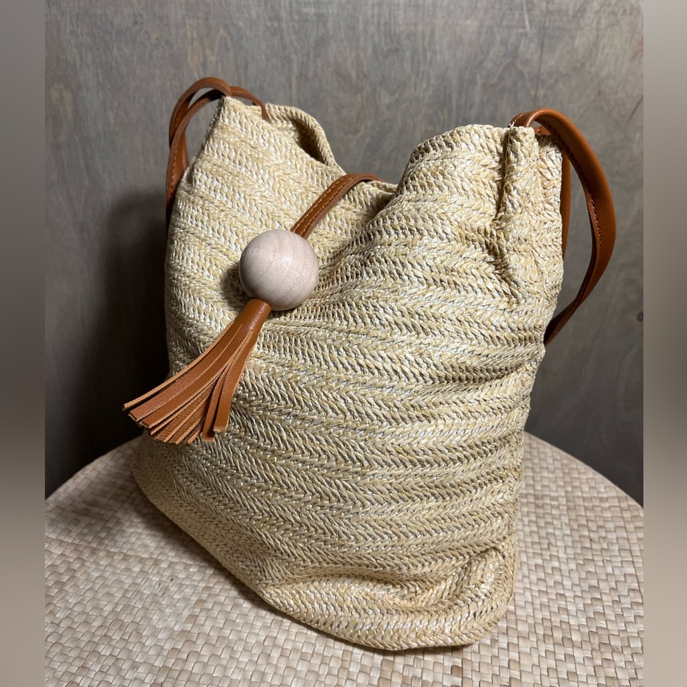 Summer Straw Bag Handbags Beach Shoulder Bags Vacation Tote Travel Bag